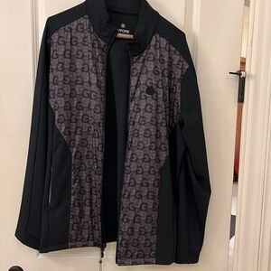 G/Fore size L jacket black and tan brand new